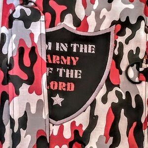 Camouflage with Army of the Lord Patch Bible Cover
